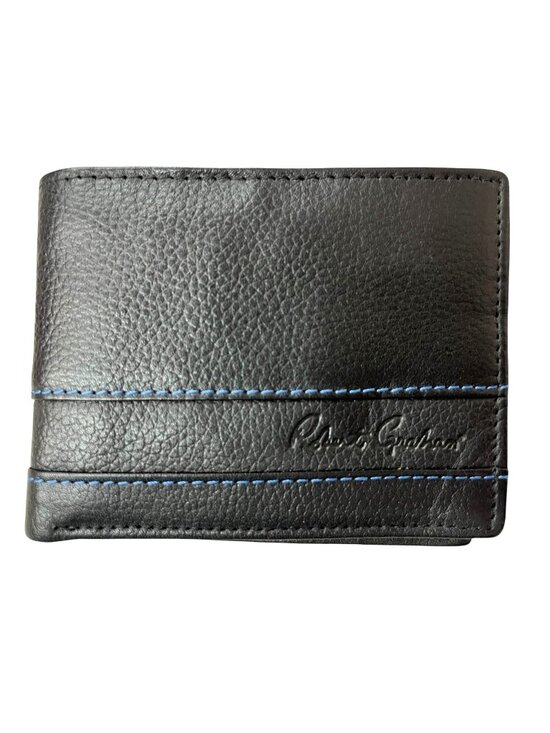 Robert Graham Other - Robert Graham Black Leather Bifold Wallet With Multicolor Interior Design